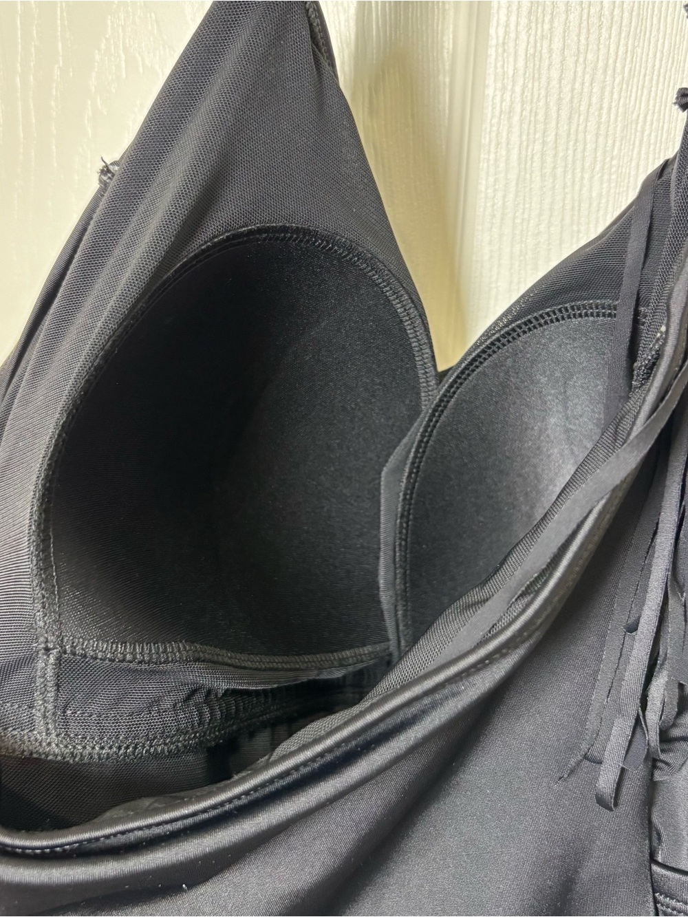 Swimsuits for All x Kim Gravel Fringe One Piece Bathing Suit Black Plus 16 NEW - Picture 6 of 10